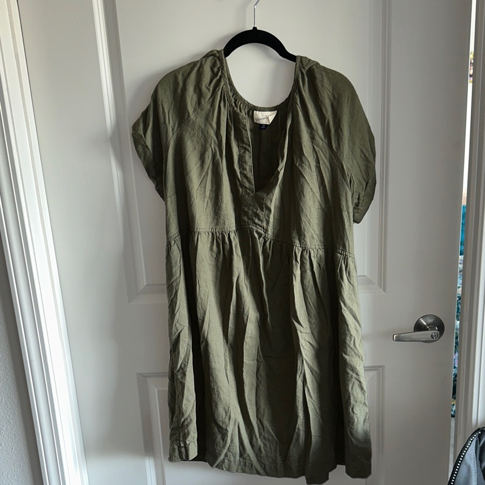 Universal Thread Khaki Green Mini Dress